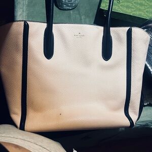 Kate Spade Black and Cream Tote Bag